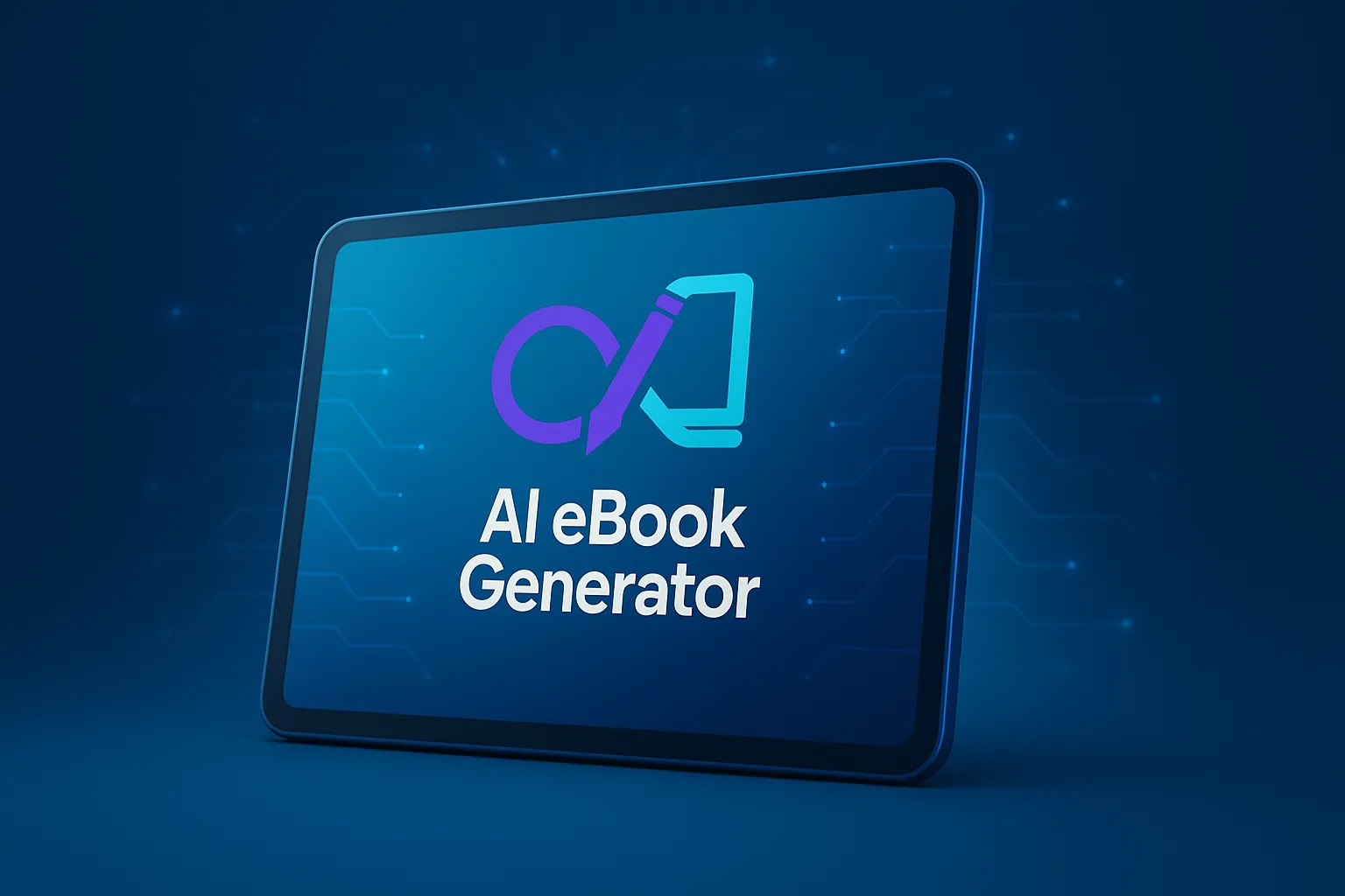 AI eBook Generator Interface